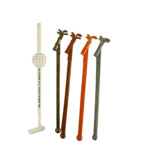 Lake Windsor Country Club Windsor WI Swizzle Sticks Golf Ball Golf Clubs Set 5